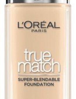 L'ORÉAL PARIS Foundation L'Oréal Paris True Match Foundation, Spendet Feuchtigkeit, mittlere Deckkraft, passt sich dem Hautton an.