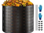 Schnellkomposter 1000L Gartenkomposter 90x100cm Thermokomposter HDPE-Kunststoff Kompostierer korrosionsbeständig hitzebeständig Kompostbehälter Kompostierung für Reduzierung des Hausmülls - Ingolstadt