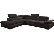 Sit & more Ecksofa mit Armteil-& Kopfteilverstellung & Hocker - Stuttgart