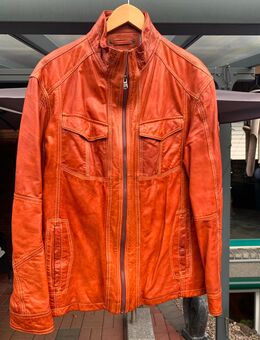 Lederjacke rot-braun - Wesel