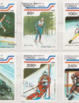 Olympia-Briefmarken 1992 Barcelona von Congo [361] - Hamburg