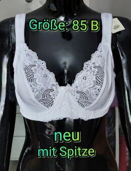 Bügel-BH mit Spitze, Größe: 85 B, neu, 4 Bilder - Immenhausen