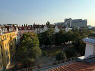 Dachgeschoss-Rohling mit Baugenehmigung und Blick auf den Boddinplatz - Berlin