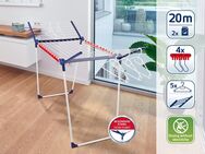 Leifheit Wäscheständer Pegasus 200, &5 Kleiderbügel,4 Kleinteilehalter + Wäscheklammerbeutel ohne Klammern