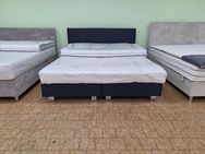 Jetzt Neu Boxspringbett Blau in 180X200 in H3 und mit KS Matratze - Barßel