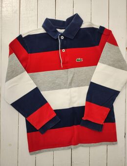 Lacoste Gestreiftes Longsleeve Polo-Shirt Gr. 128 (8 Jahre) - Blieskastel