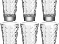 LEONARDO Longdrinkglas OPTIC, Glas, 300 ml, 6-teilig