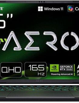 Gigabyte AERO X16 Gaming-Notebook (40,64 cm/16 Zoll, AMD Ryzen™ AI 7 350, GeForce RTX 5070, 1000 GB SSD)