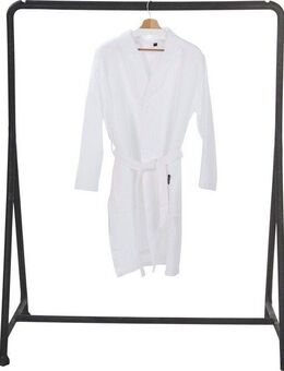 done.® Damenbademantel MySense, ideal für Sauna & Spa, Hotelbademantel, Morgenmantel, Kurzform, Piqué, Waffelpiqué-Struktur, mit Schalkragen und aufgesetzten Taschen