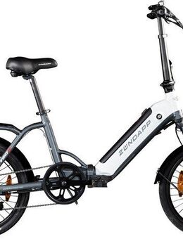 Zündapp E-Bike Faltrad ZT20R, 6 Gang, Kettenschaltung, Heckmotor, 468 Wh, Pedelec, Elektrofahrrad für Damen u. Herren