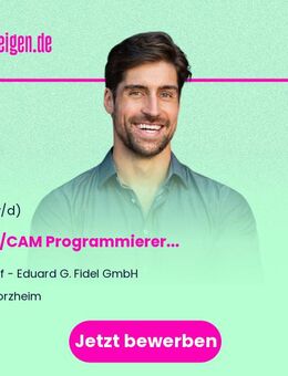 CNC/CAM Programmierer (m/w/d) - Pforzheim