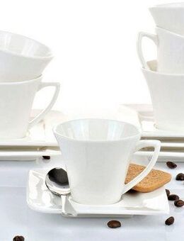 Retsch Arzberg Espressotasse Fantastic, Fine China-Porzellan, 6 Espressotassen, 6 Untertassen