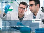 Production Documentation Assistant - Frankfurt (Main)