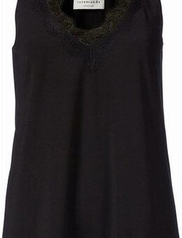 rosemunde Unterziehshirt Billie Tank Top mit wunderschönem Vintage-Spitzenbesatz an V- Ausschnitt und Saum