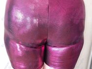 Turnpanty wetlook Turnanzug Body Gymnastikanzug Turnen shiny Glanz Badeanzug getragen - Stuttgart