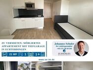 Möbliertes Appartement mit TG, mitten in Echterdingen, nahe BAB und Flughafen, frei ab sofort - Leinfelden-Echterdingen
