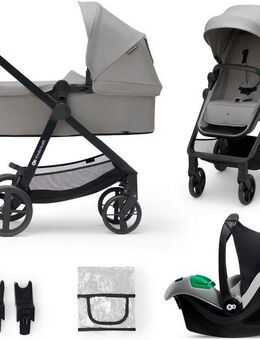 Kinderkraft Kombi-Kinderwagen NEWLY 3IN1 MINK PRO, (Set)
