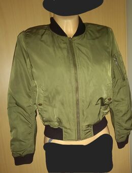 Topshop Petite Bomberjacke Blouson Gr.M/40/12 gefüttert Damen olivgrün Jacke - Bad Neustadt (Saale)