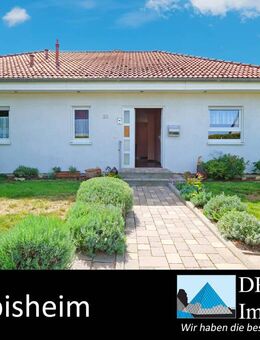 WOHNAMBIENTE IM BUNGALOW MIT SOLARTHERMIE, KAMINOFEN, SONNENTERRASSE, GARTEN, GARAGE MIT WALLBOX, XL DACH-SPEICHER - Albisheim (Pfrimm)