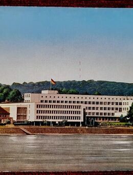 Schöne alte Postkarte mit Motiv Bundeshaus Bonn - Niederfischbach