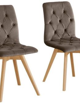 andas Esszimmerstuhl Rania (Set, 2 St), im 2er/4er/6er Set, Massivholzbeinen