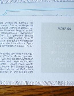 Cassette mit Erstagsbriefen des Internationalen Olympischen Komitees 1980,Franklin Mint - Linnich