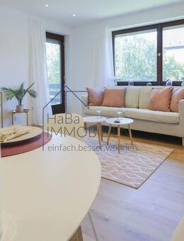 Charmante 4-Zimmerwohnung im ersten Obergeschoss mit Balkon und Gartenanteil - Dittelbrunn