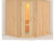 Karibu Sauna Laila, BxTxH: 196 x 170 x 198 cm, 68 mm, (Set) ohne Ofen