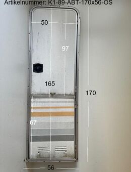 Knaus Wohnwagentür / Aufbautür ca 165 x 50 bzw 170 x 56 gebraucht - Schotten Zentrum