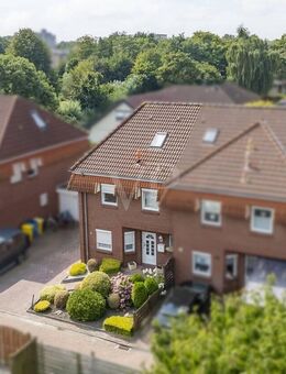 Attraktives Reihenendhaus mit Garage und pflegeleichtem Garten - Emden