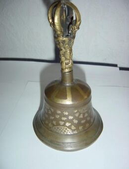 BRONZE Glocke Asiatika Himalaya Götter Ritual Figur Tempelgolcke - Stuttgart