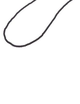 Firetti Lange Kette Schmuck Geschenk Halsschmuck Halskette Edelsteinkette Hämatit, Made in Germany - mit Hämatit