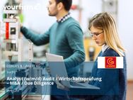 Analyst (w/m/d) Audit / Wirtschaftsprüfung – M&A / Due Diligence - Stuhr