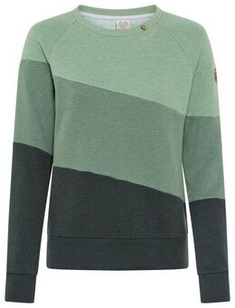 Ragwear Sweater JOHANKA BLOCK Crew Neck im Color-Blocking Design