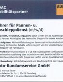 Fahrer für Pannen- und Abschleppdienst (m/w/d) in 25421