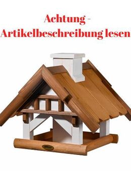 Dobar Vogelhaus Vogelfutterhaus Vogelhaus Futterstelle weiß-braun DH164 - Birkenfeld (Baden-Württemberg)