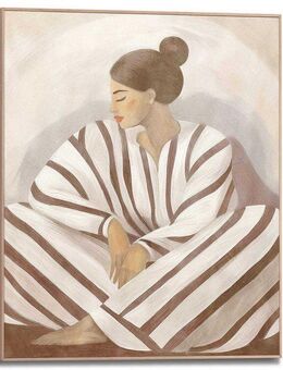 Reinders! Poster Zen Lady, Schlafzimmer - Braun - MDF - Spiritualität - 40x50 cm