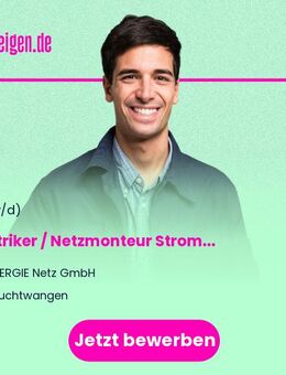 Elektriker / Netzmonteur Strom (m/w/d) Vollzeit / Teilzeit - Feuchtwangen