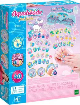 Aquabeads Kreativset Nagelstudio Design Kit Magische Einhörner