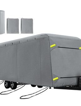 Schutzhülle Wohnwagen Wohnmobil Abdeckung aus Verbundvliesstoff Abdeckplane Wohnmobilplane Wasserdicht Anti-UV Schutzplane bis 4,88m - Wuppertal