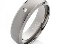 Damenring Titanring DTB3 mit Stein und gratis Gravur - Aholming