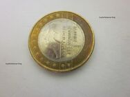 Niederlande 1 €uro 2001 -Materialfehler- beidseitig kupferfarbener Rand- s. Bild - Mahlberg