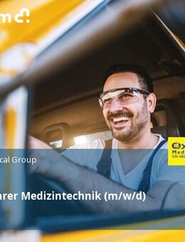 Servicefahrer Medizintechnik (m/w/d) - Hamburg