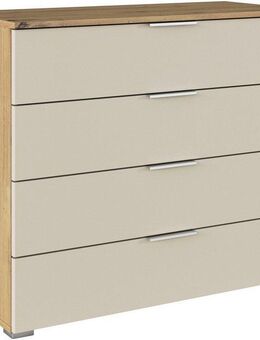 rauch Schubkastenkommode Sideboard Schubladenkommode AGORDO mit Dekor- oder Hochglanzfront (in zwei Griff-Farben, Breite 80 cm), vier große und geräumige Schubladen mit viel Stauraum MADE IN GERMANY