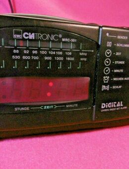 Clatronic MRC 301 Radiowecker / Weckradio AM / FM Nachtlicht Schlummerfunktion - Radolfzell (Bodensee) Zentrum