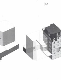 Top-Wohn-Geschäftshaus, aufgeteilt, mit Lager, hochwertiger Eigentümerwohnung, in Heilbronn, mit weitem Blick über die Stadt. - Heilbronn