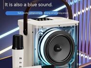 Bluetooth Karaoke Lautsprecher mit 2 Mikrofonen USB MicroSD AUX - Berlin Neukölln