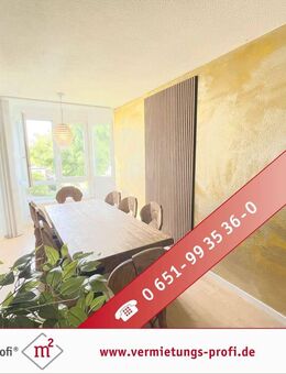 Trier-Feyen-Charmante Voll-Möblierte 3-Zimmer-Wohnung (69,00 m²) mit Südbalkon und Einbauküche - Trier