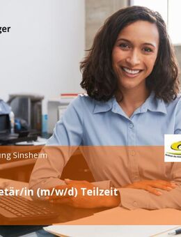 Schulsekretär/in (m/w/d) Teilzeit - Sinsheim