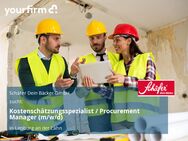 Kostenschätzungsspezialist / Procurement Manager (m/w/d) - Limburg (Lahn)